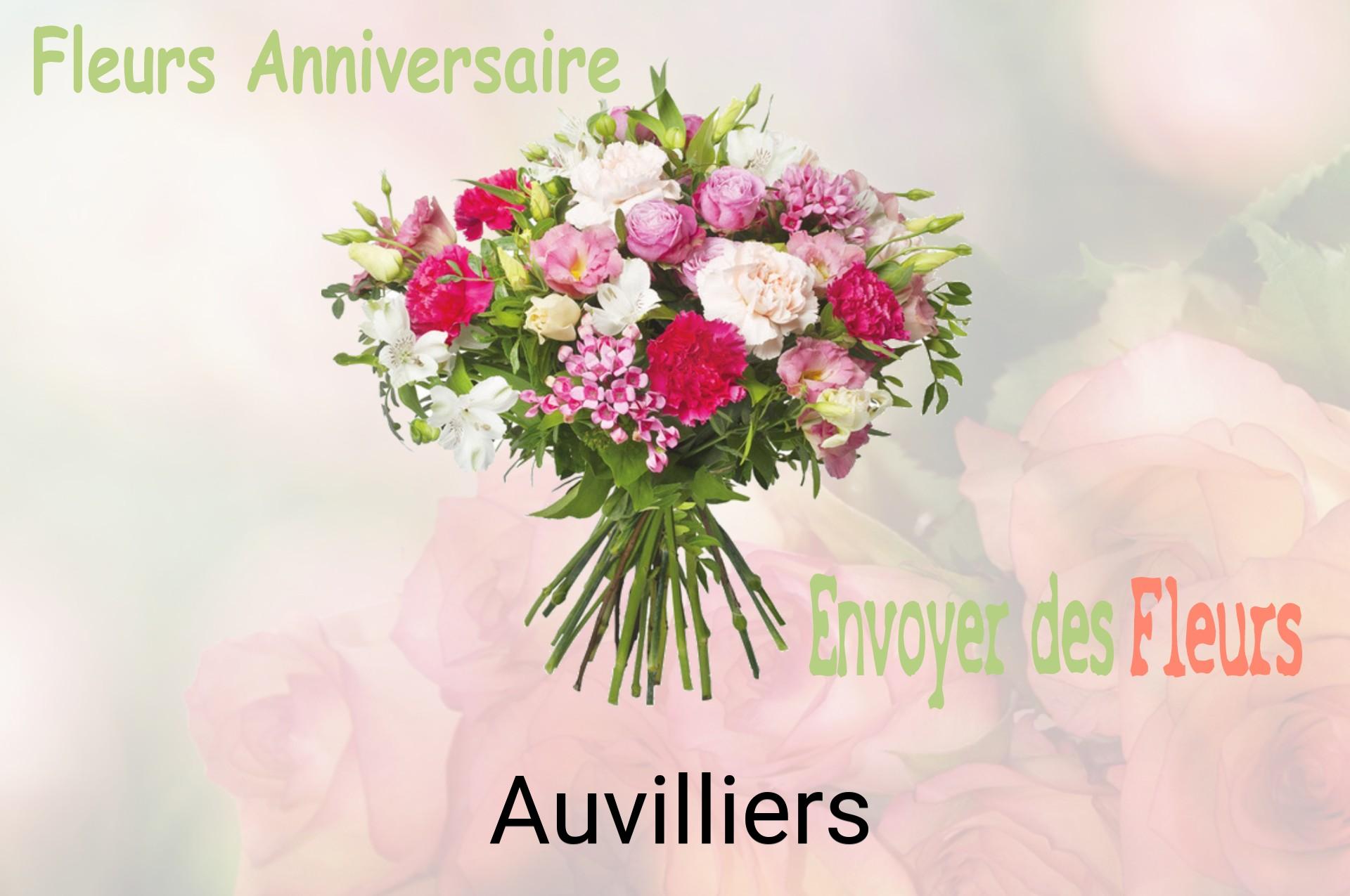Bouquet de fleurs d’anniversaire livré à Auvilliers
